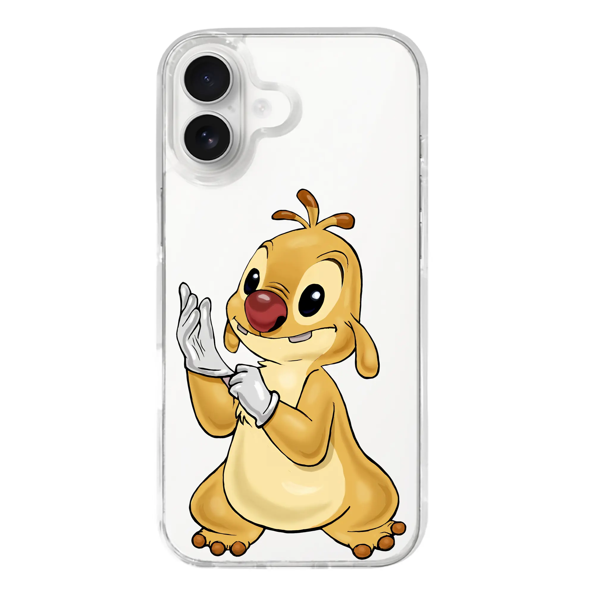 リロ＆スティッチ グッズ ルーベン - iPhone 17シリーズ 透明スマホケース – 薄型・耐衝撃・精密フィット保護カバー